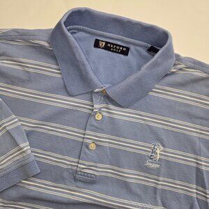 The Players Championship TPC Sawgrass Oxford Golf Polo Shirt Mens XL Blue White